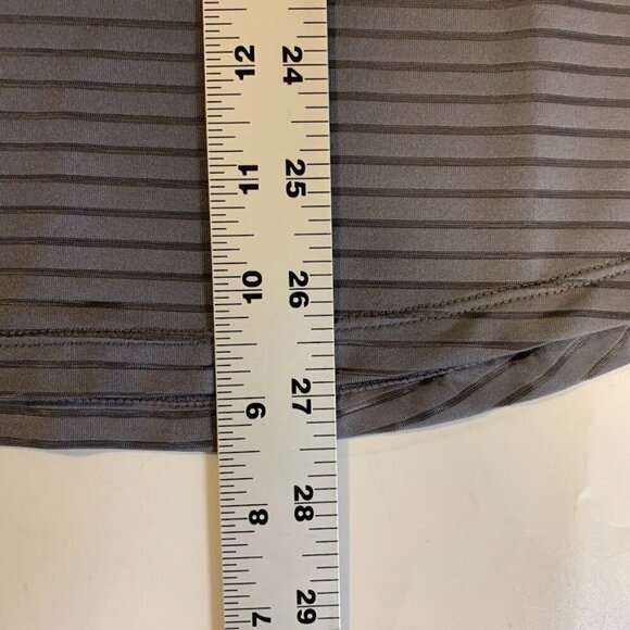 Zyia Active Women's Striped Racerback Stretch Athletic Sheer Tank Top Size L - Picture 11 of 11